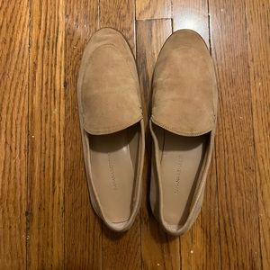 Banana Republic suede tan loafers